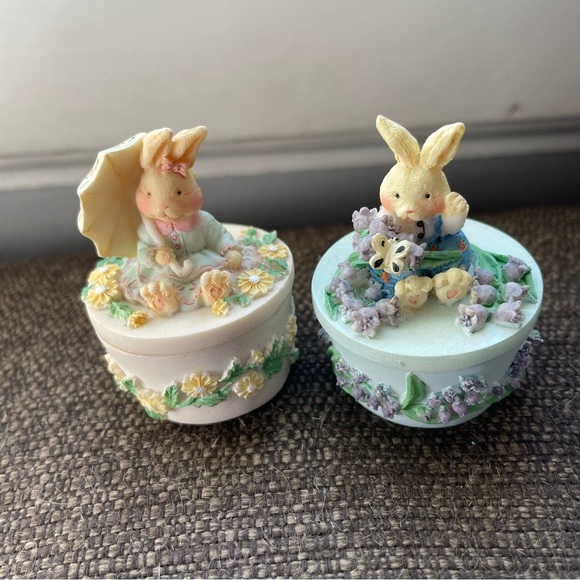 Other - Bunny Mini Trinket Box - Set